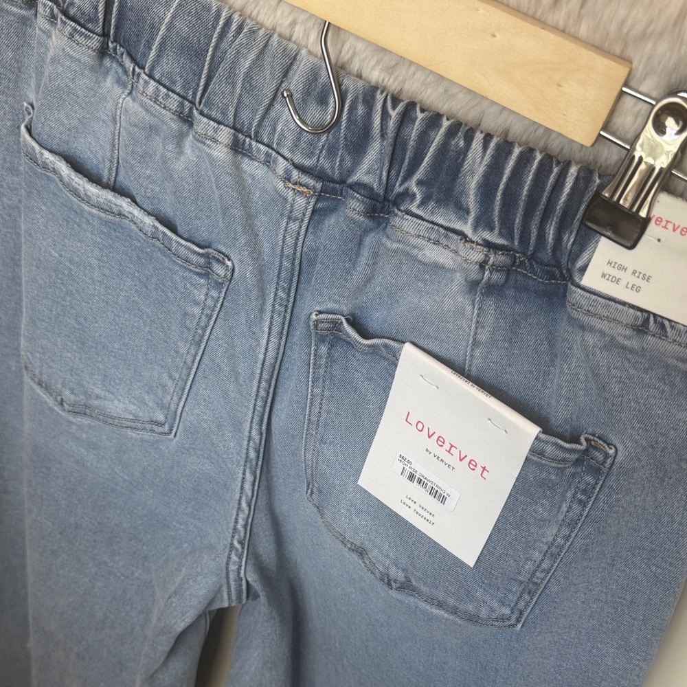 VERVET BY FLYING MONKEY Loverjet Light Blue Flare Jeans Sz 29 - Picture 12 of 13